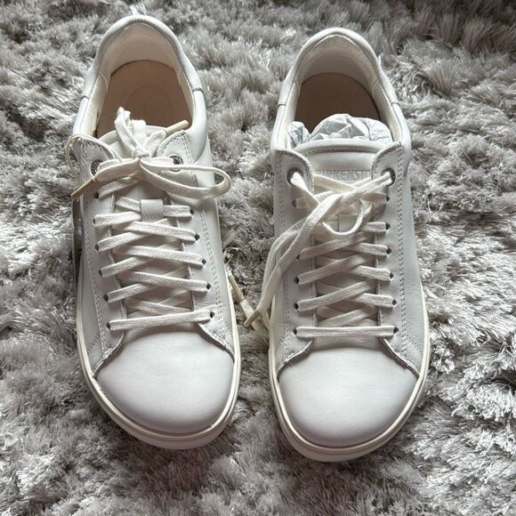 Birkenstock Bend Low White Leather Shoe Size EU 39 Narrow Fit - Picture 3 of 11